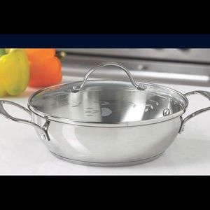 Princess House stainless steel 2quart casserole